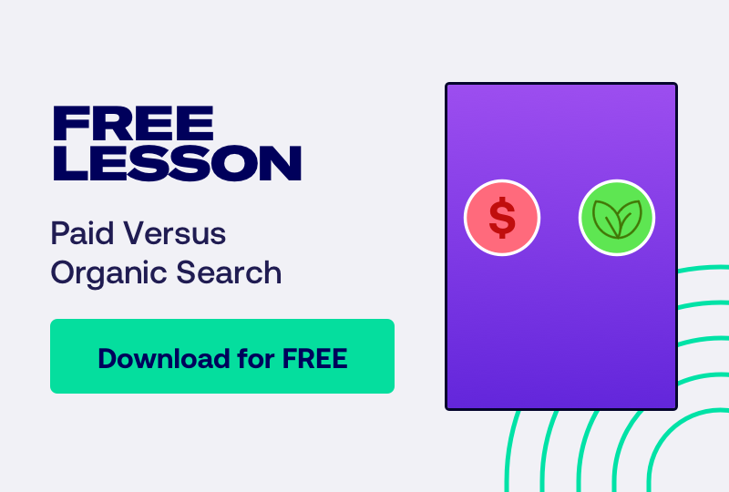 Paid vs Organic Search Lesson